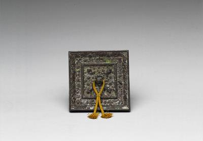 图片[2]-Square bronze mirror with lions and grapevines, high Tang dynasty, 8th century-China Archive